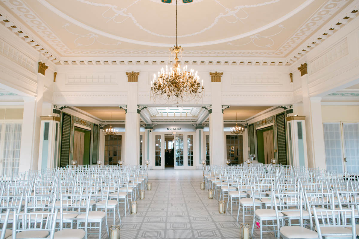 South Shore Cultural Center wedding ceremony