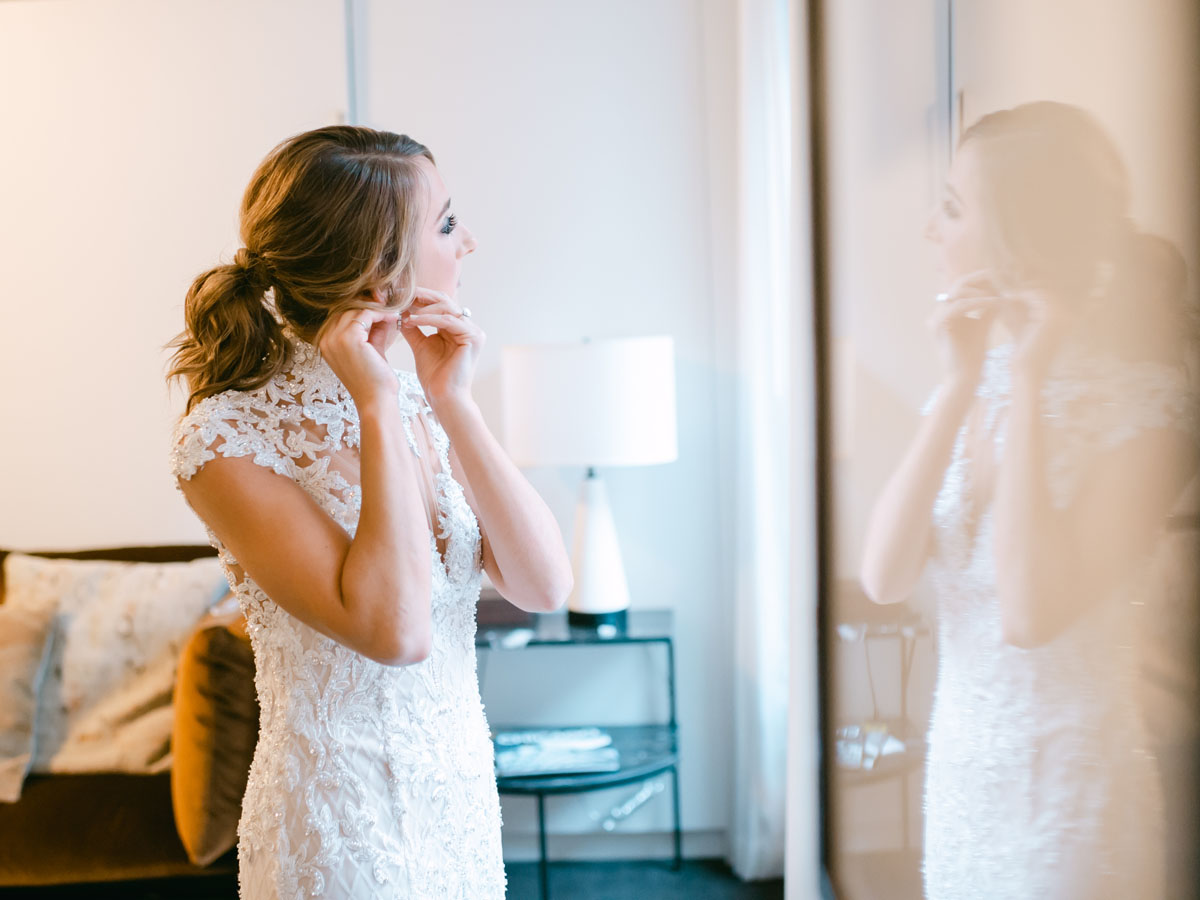 bride getting ready