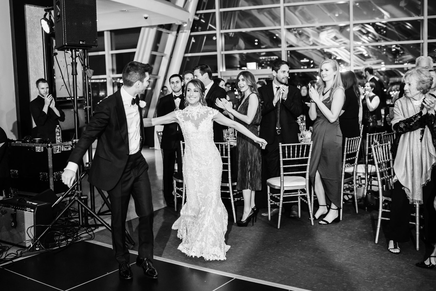 Adler Planetarium wedding reception
