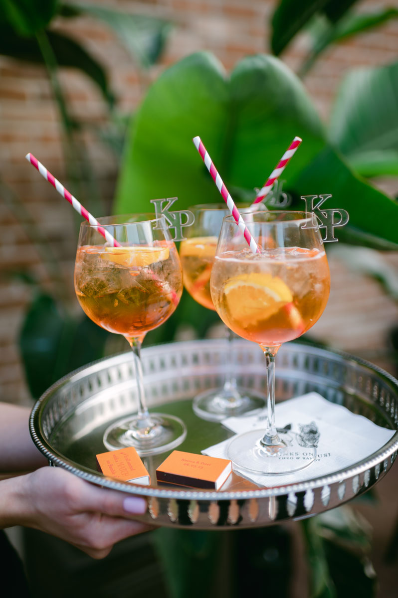 aperol spritz wedding cocktail