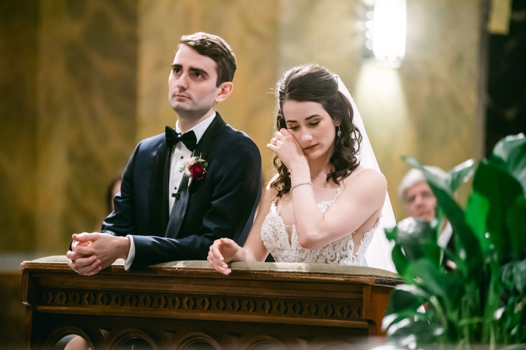 Emotional Bride Ceremony