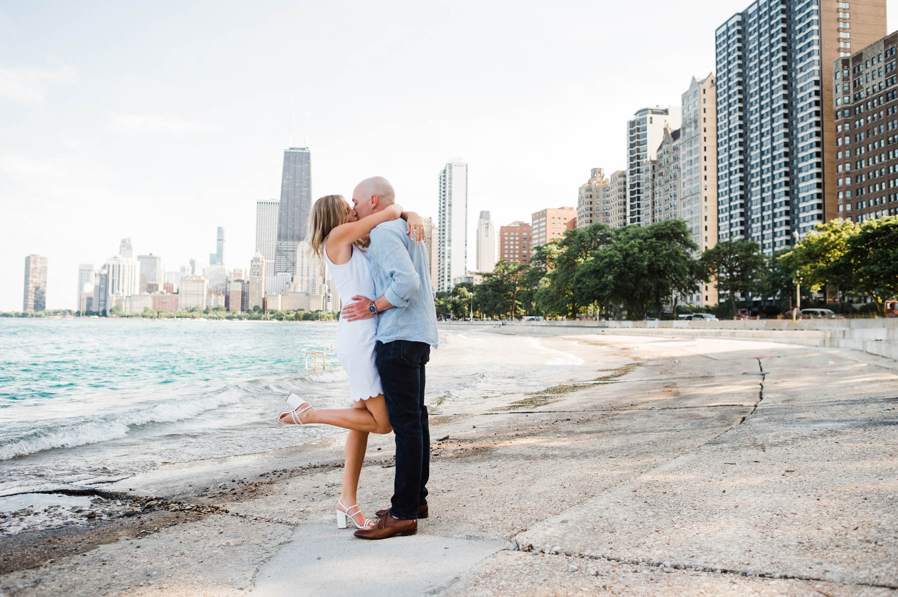 Chicago Lakefront Engagement