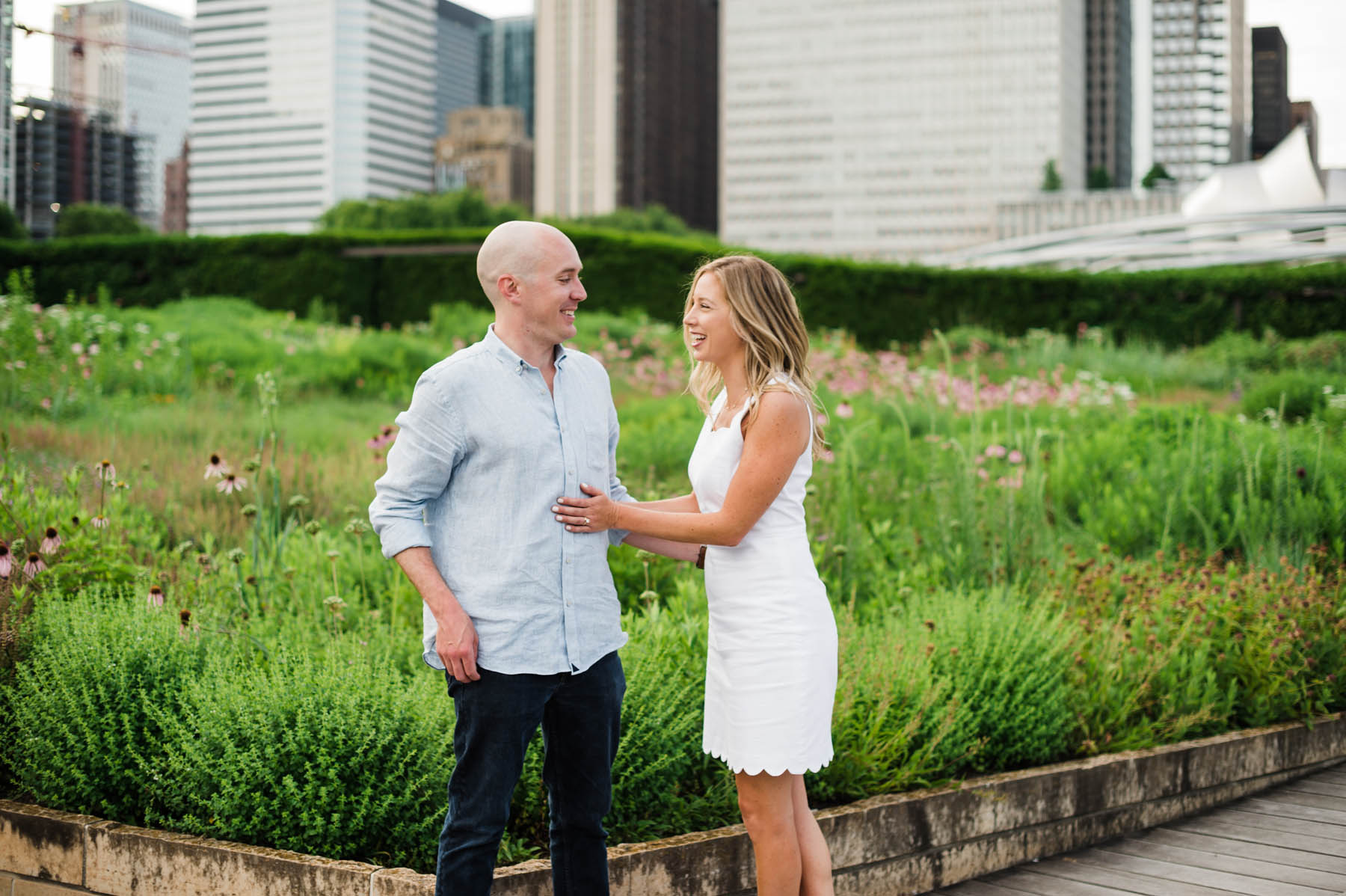 Millennium Park Garden Engagement