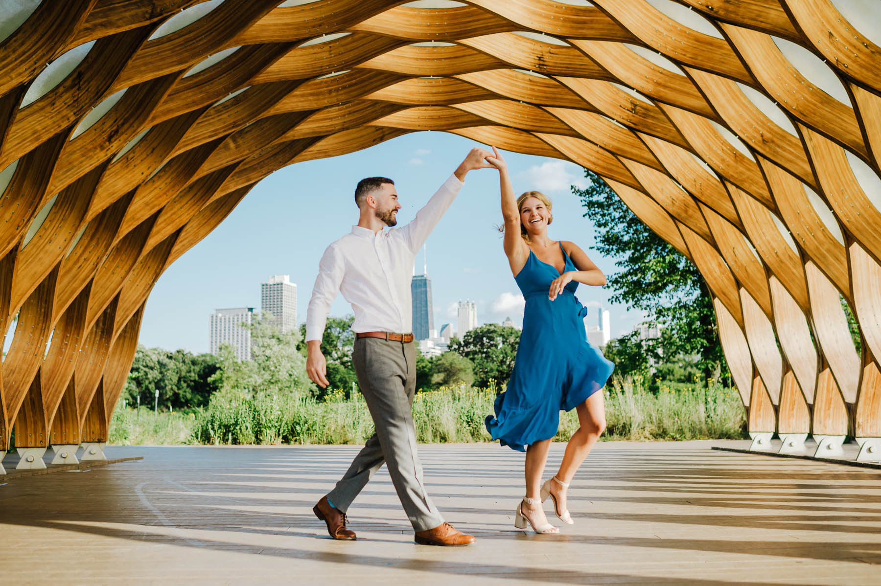 Lincoln Park Honeycomb Engagement