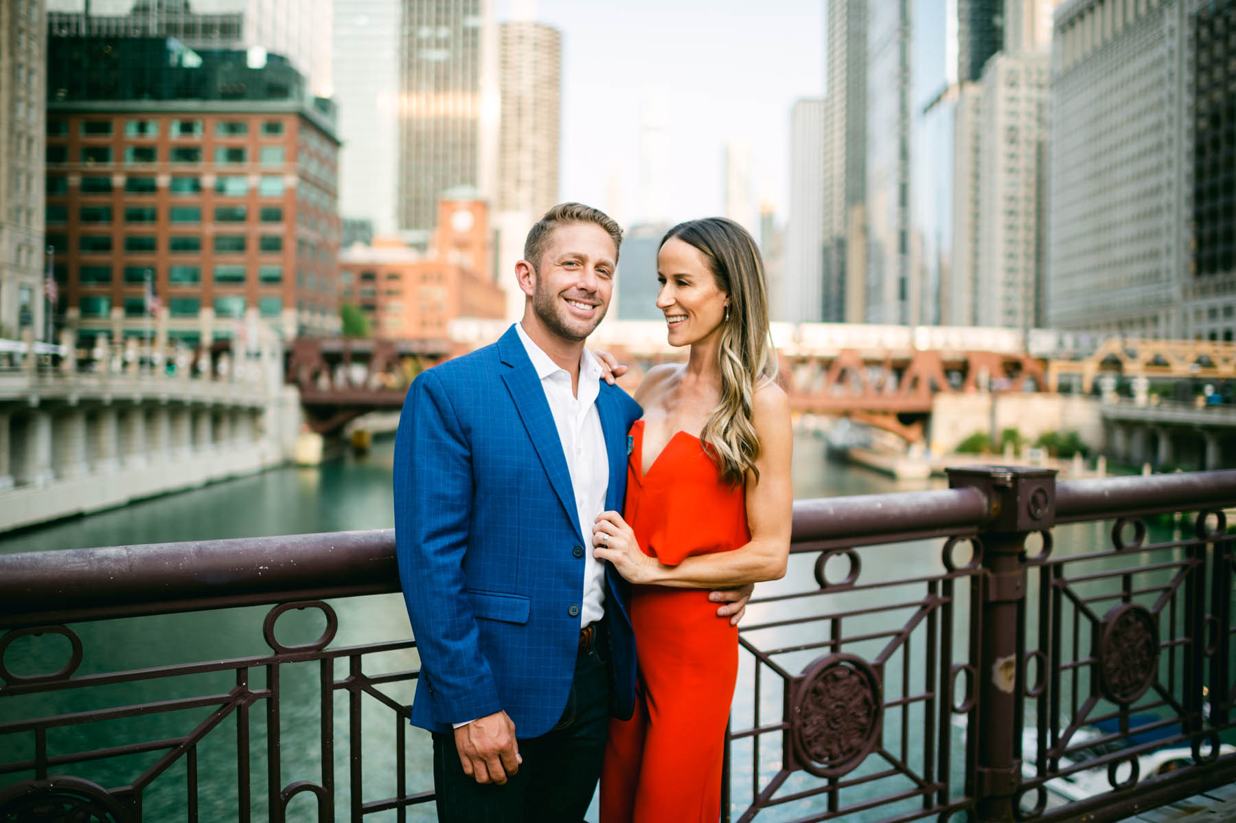 Chicago Riverwalk Engagement