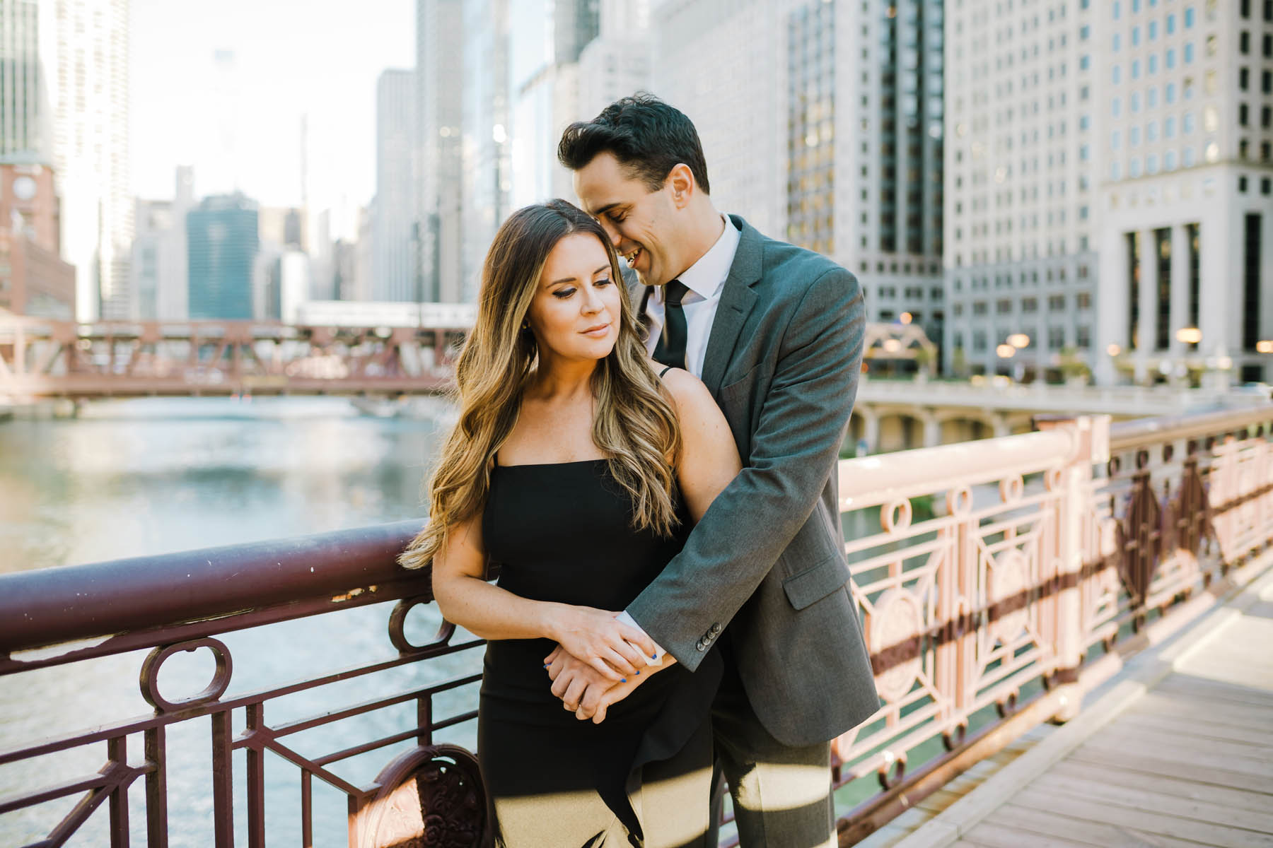 Chicago Bridge Engagement