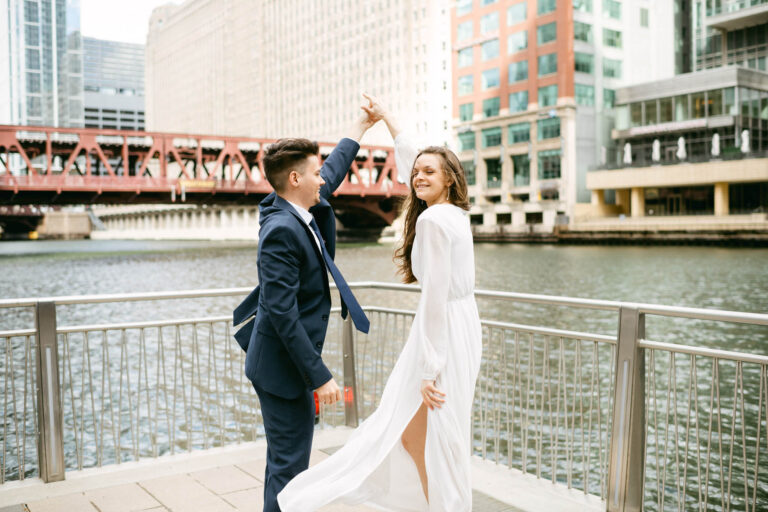 Charming Chicago Courthouse Wedding // Kate + Sammy