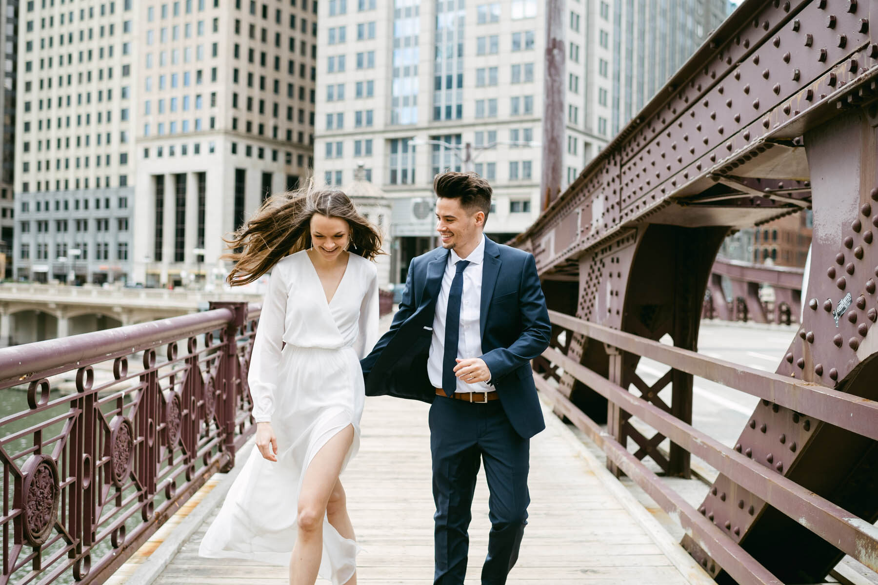 Chicago Bridge Wedding