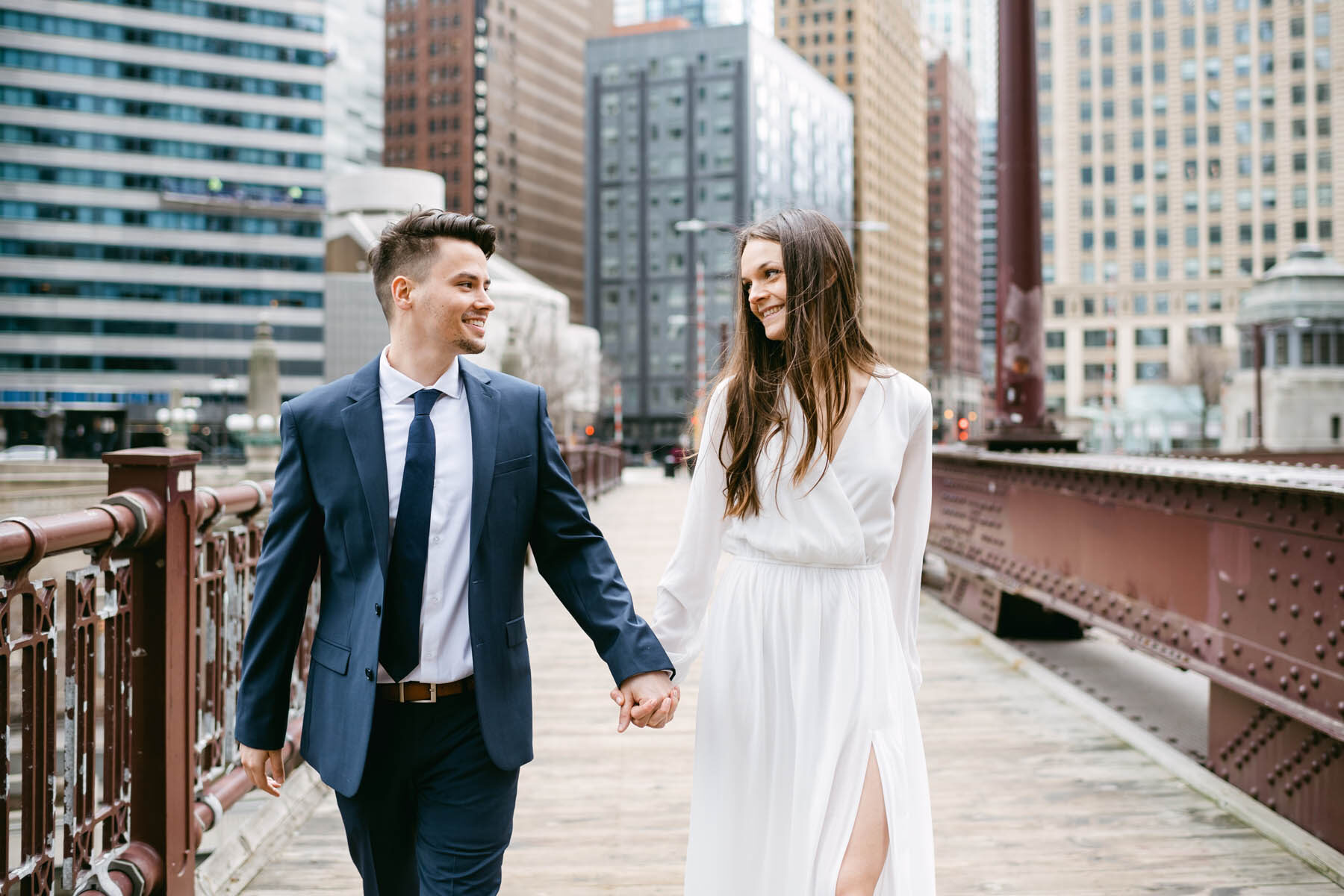 Chicago Bridge Wedding