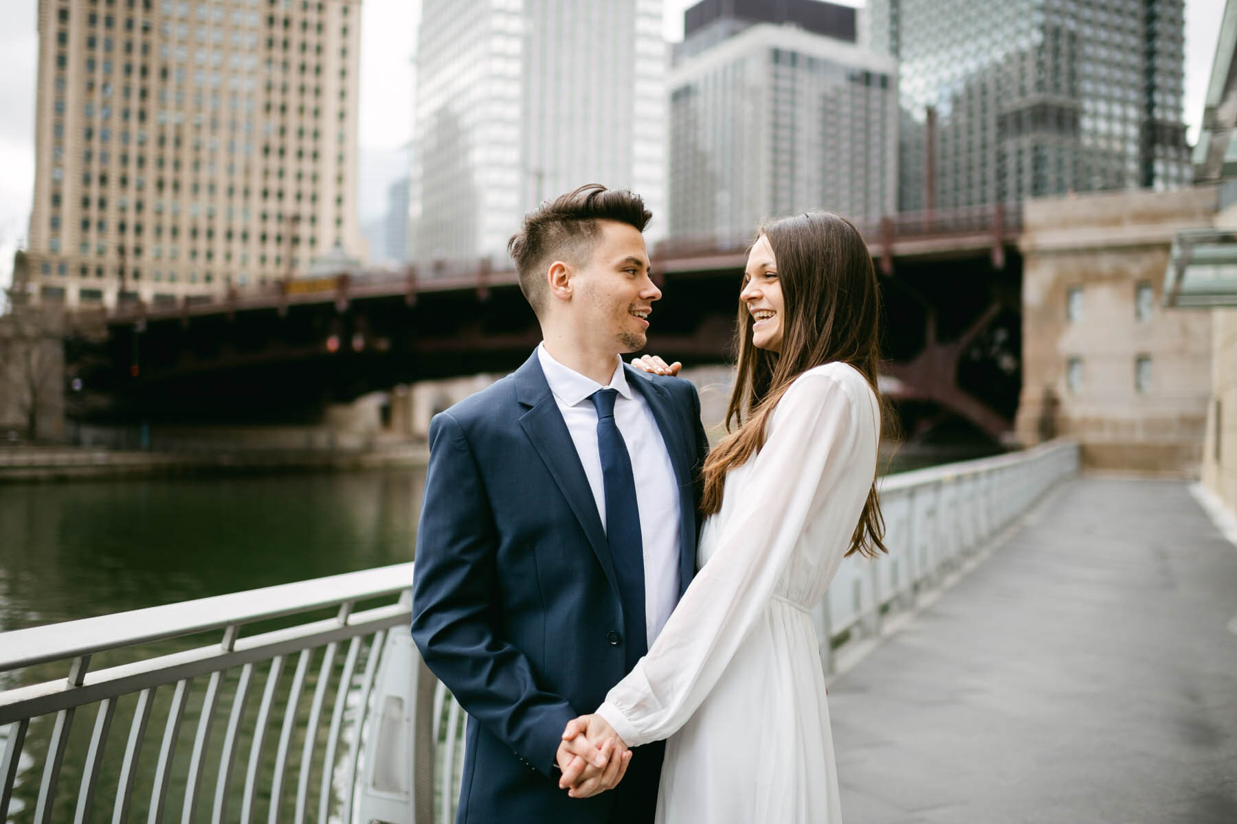 Chicago Riverwalk Elopement