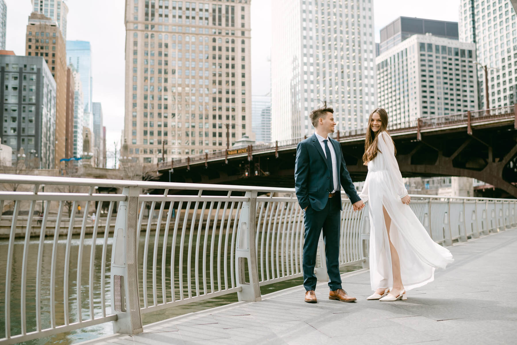 Chicago Riverwalk Wedding