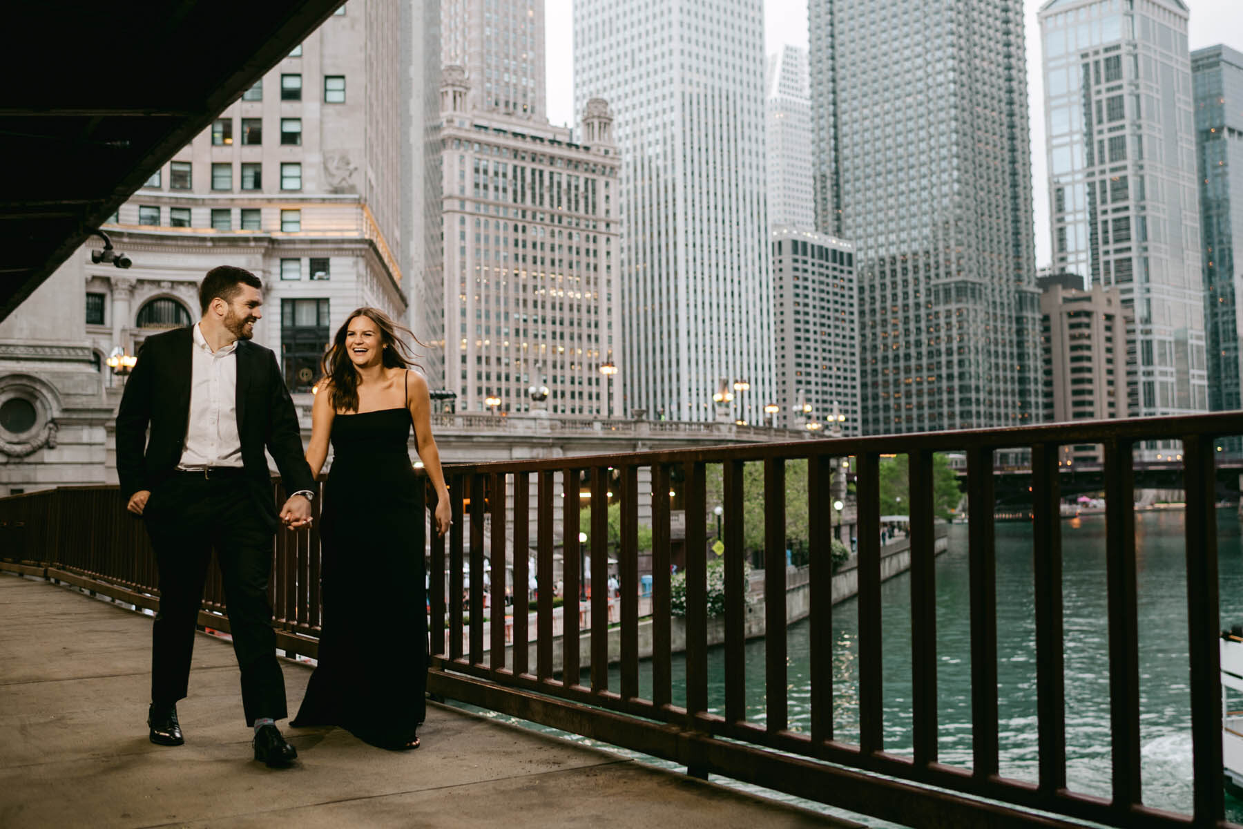 Chicago Bridge Engagement