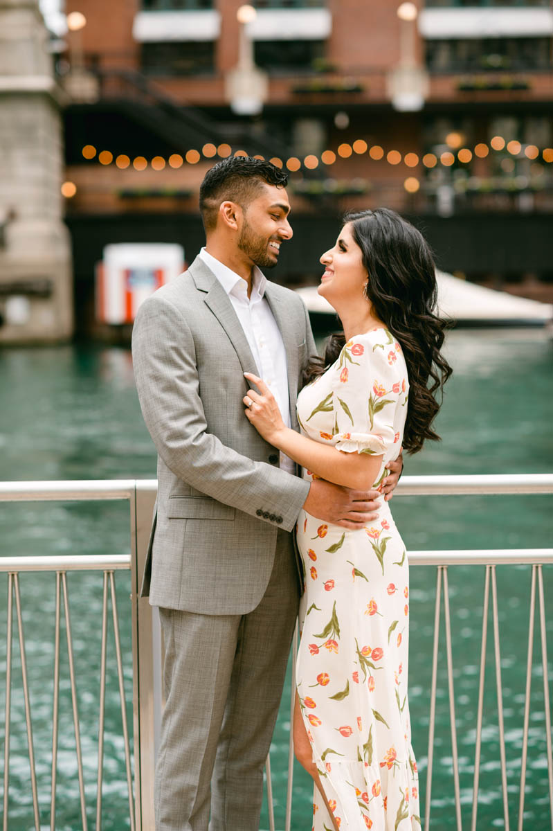 Chicago Riverwalk Engagement