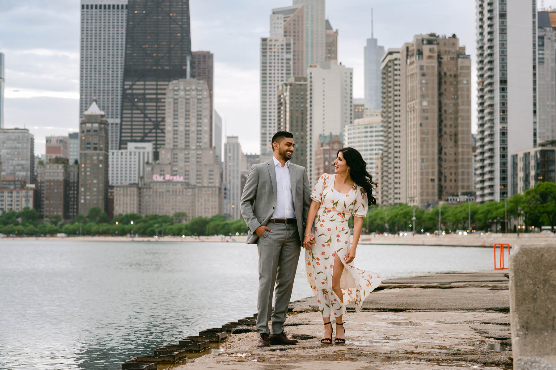 North Avenue Beach Engagement
