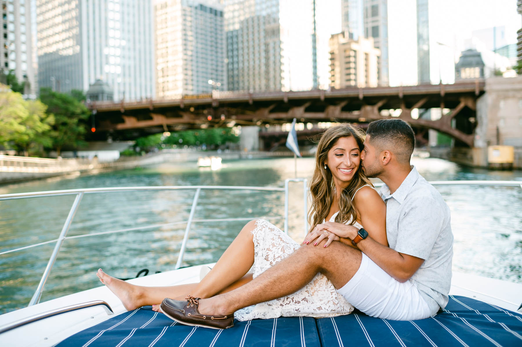 chicago riverwalk engagement