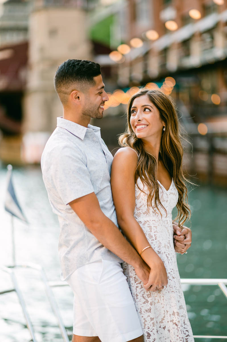chicago riverwalk engagement