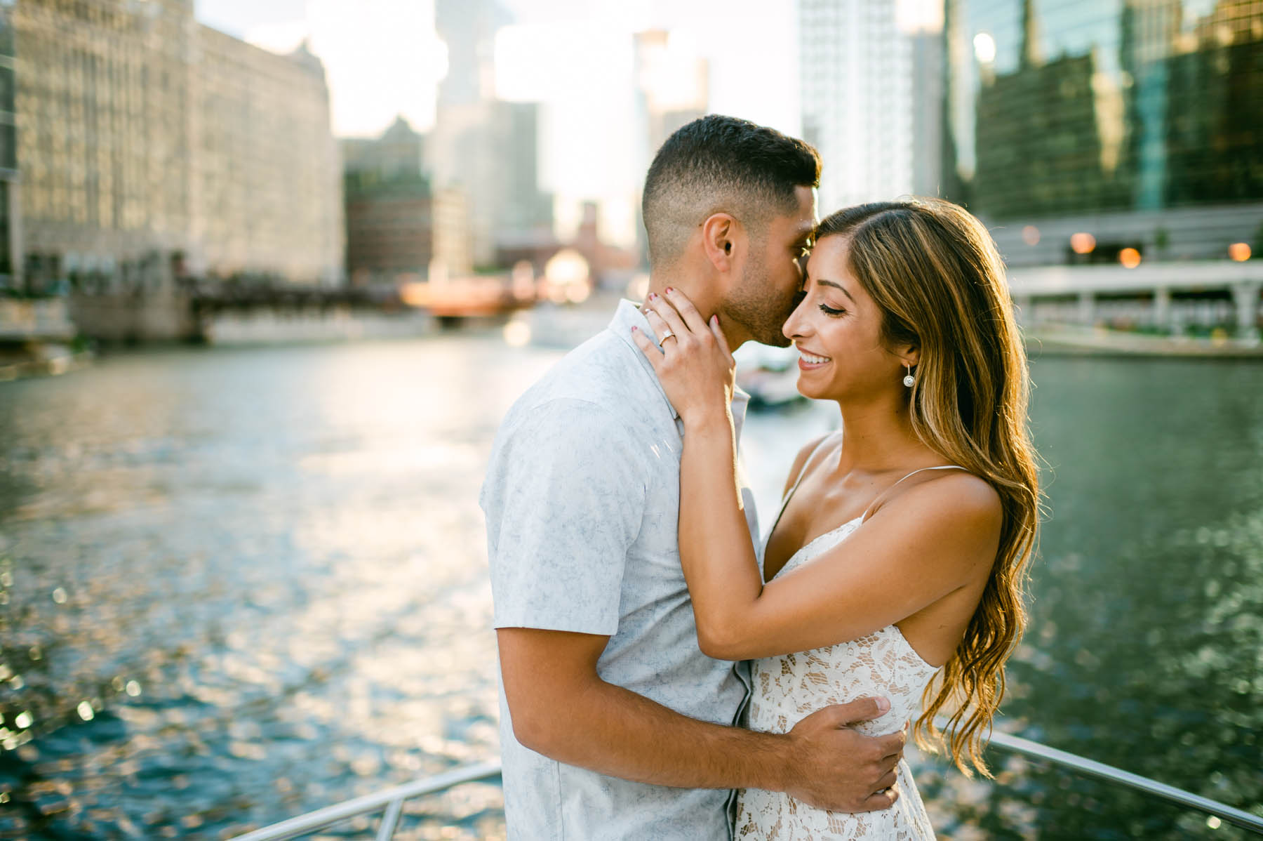 romantic engagement shoot
