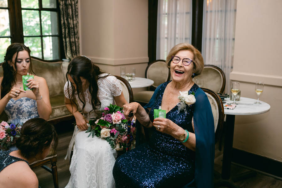 grandmother at wedding