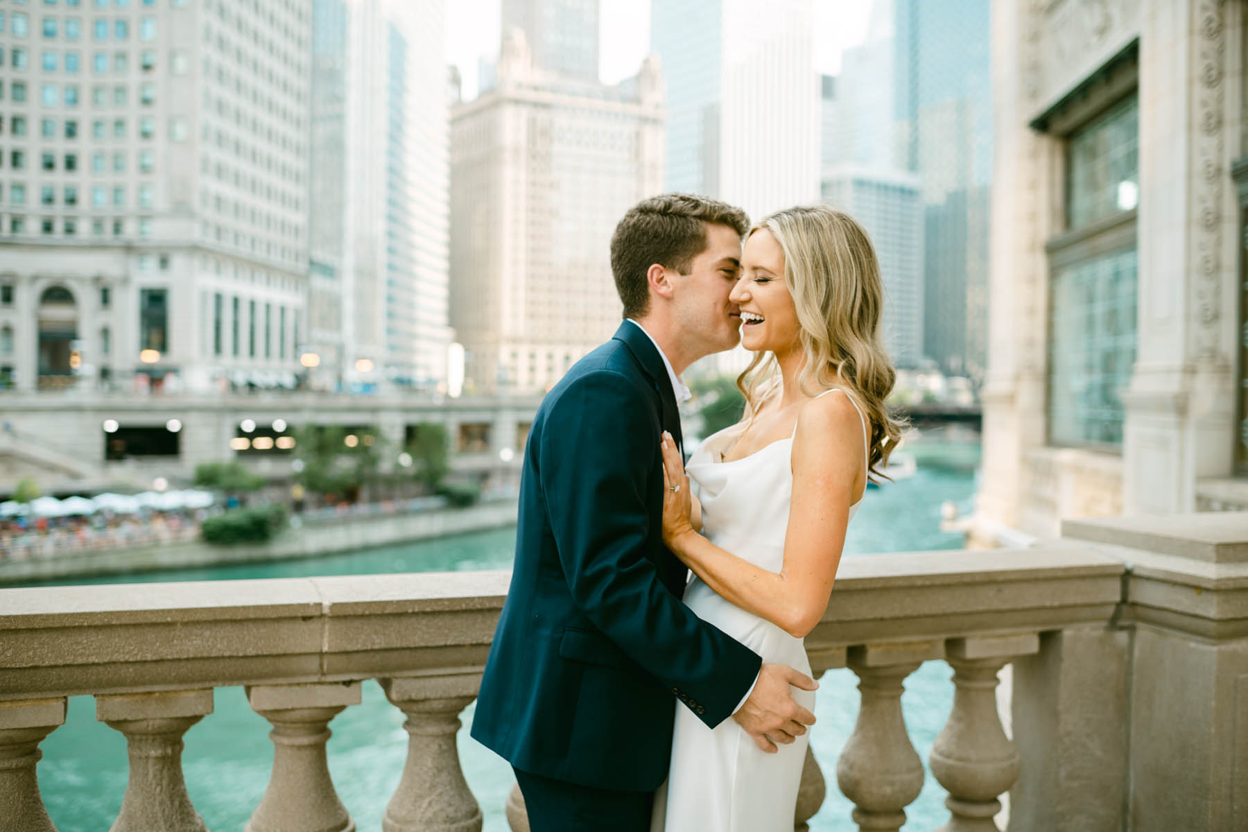 light and airy engagement photography