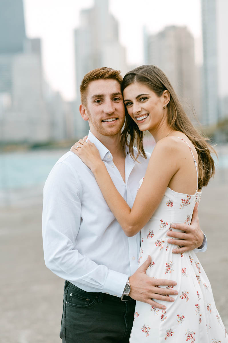 north avenue engagement shoot