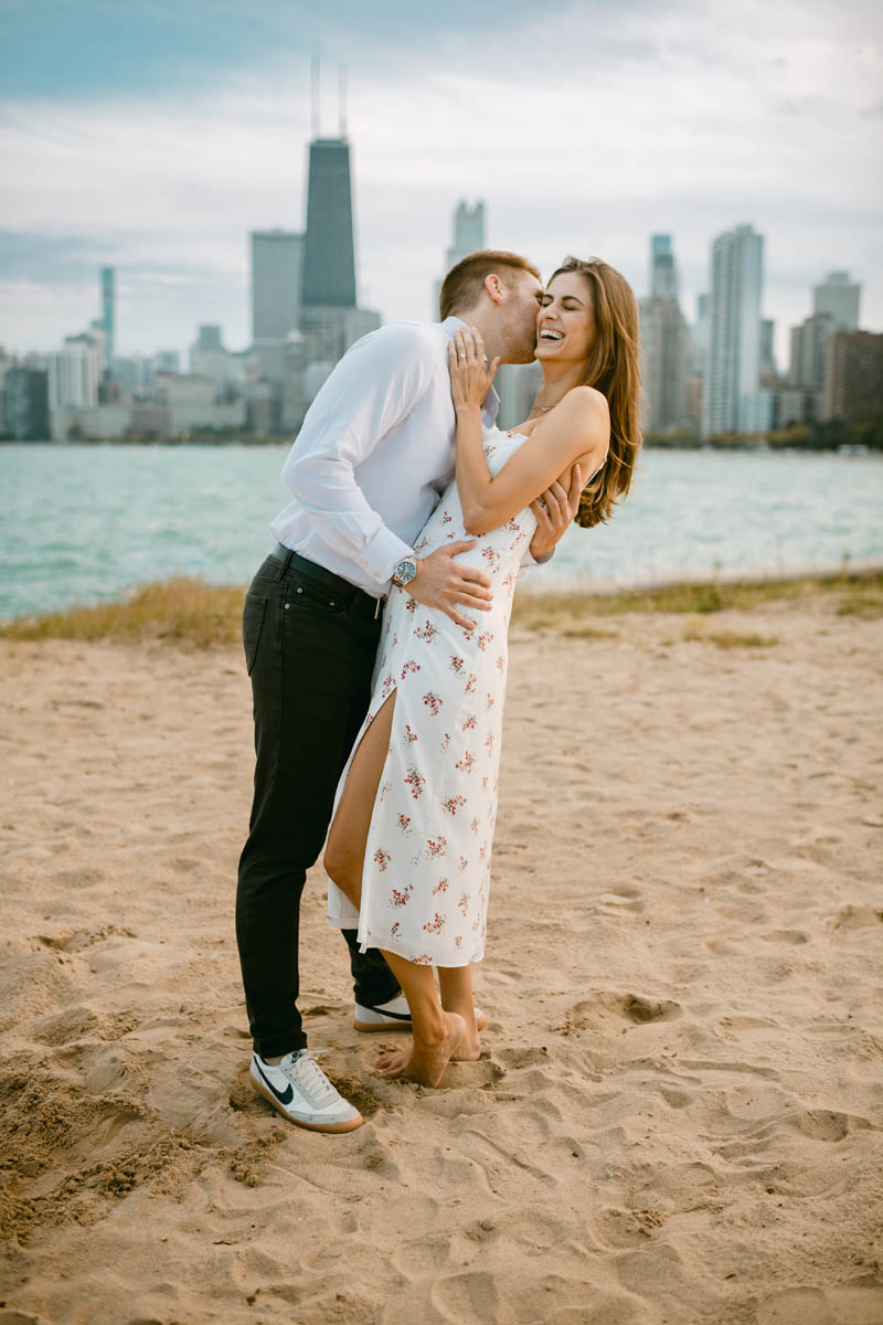 chicago summer engagement