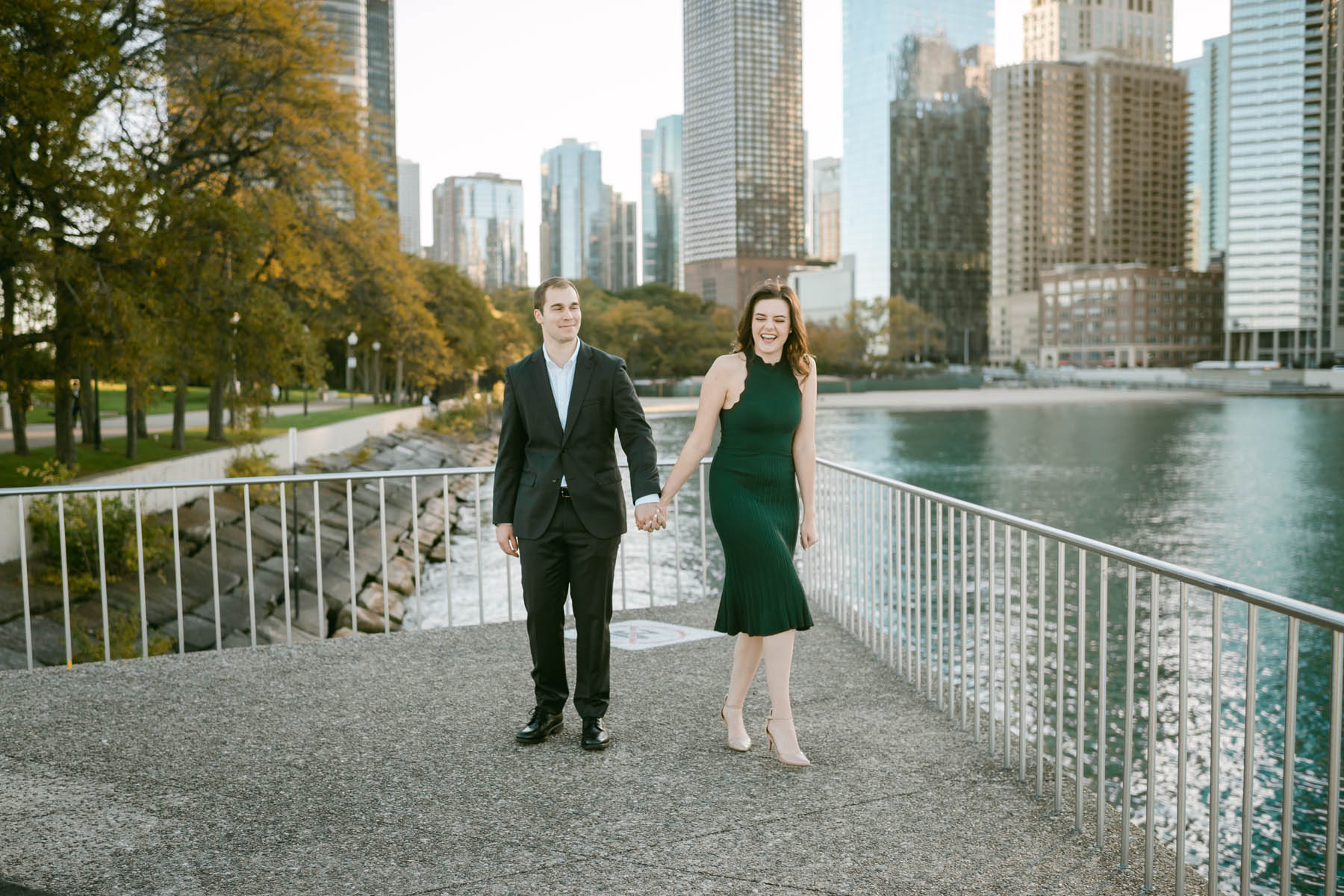 fall engagement dress