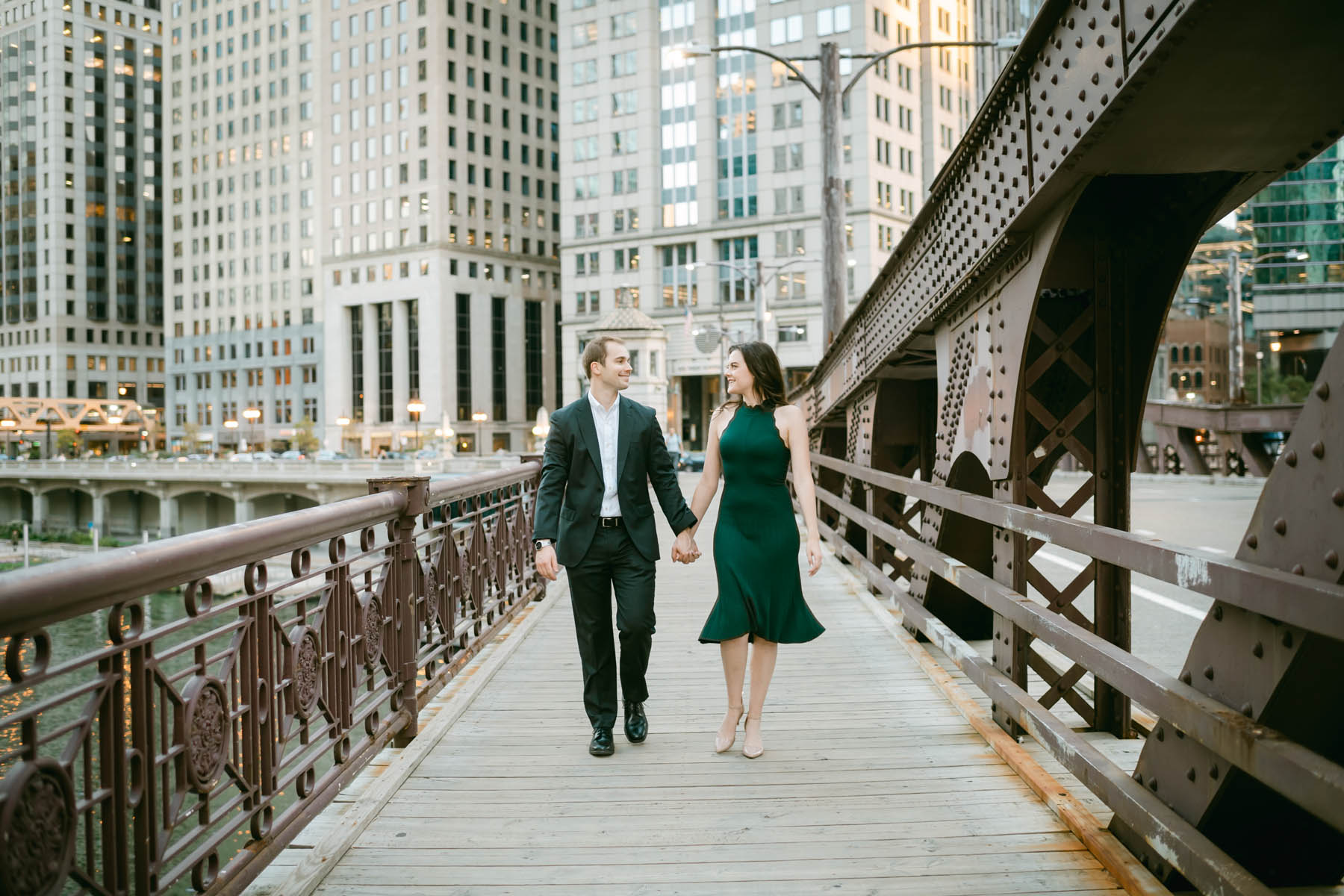 light and airy engagement photographer