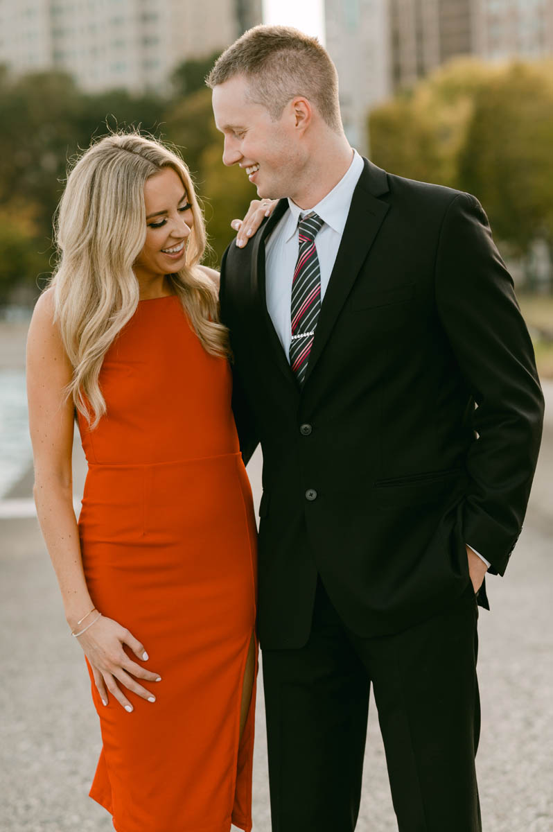 chicago summer engagement style