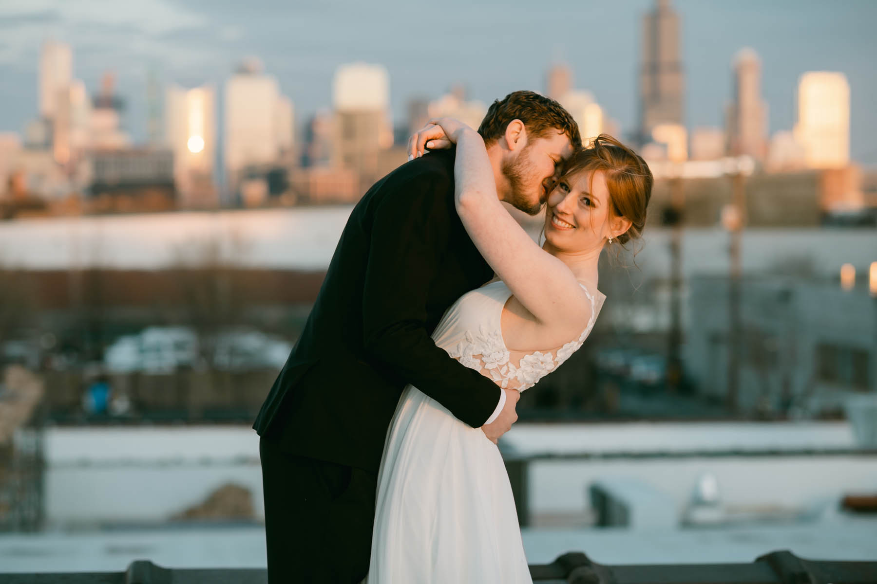 walden wedding rooftop