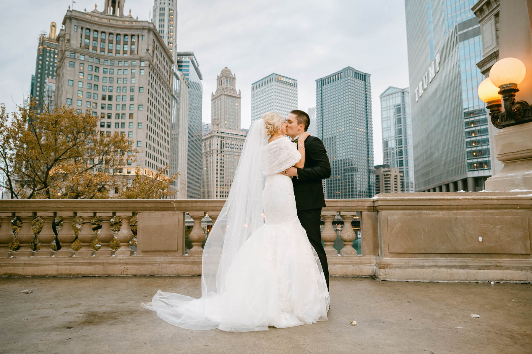 Wrigley Building wedding