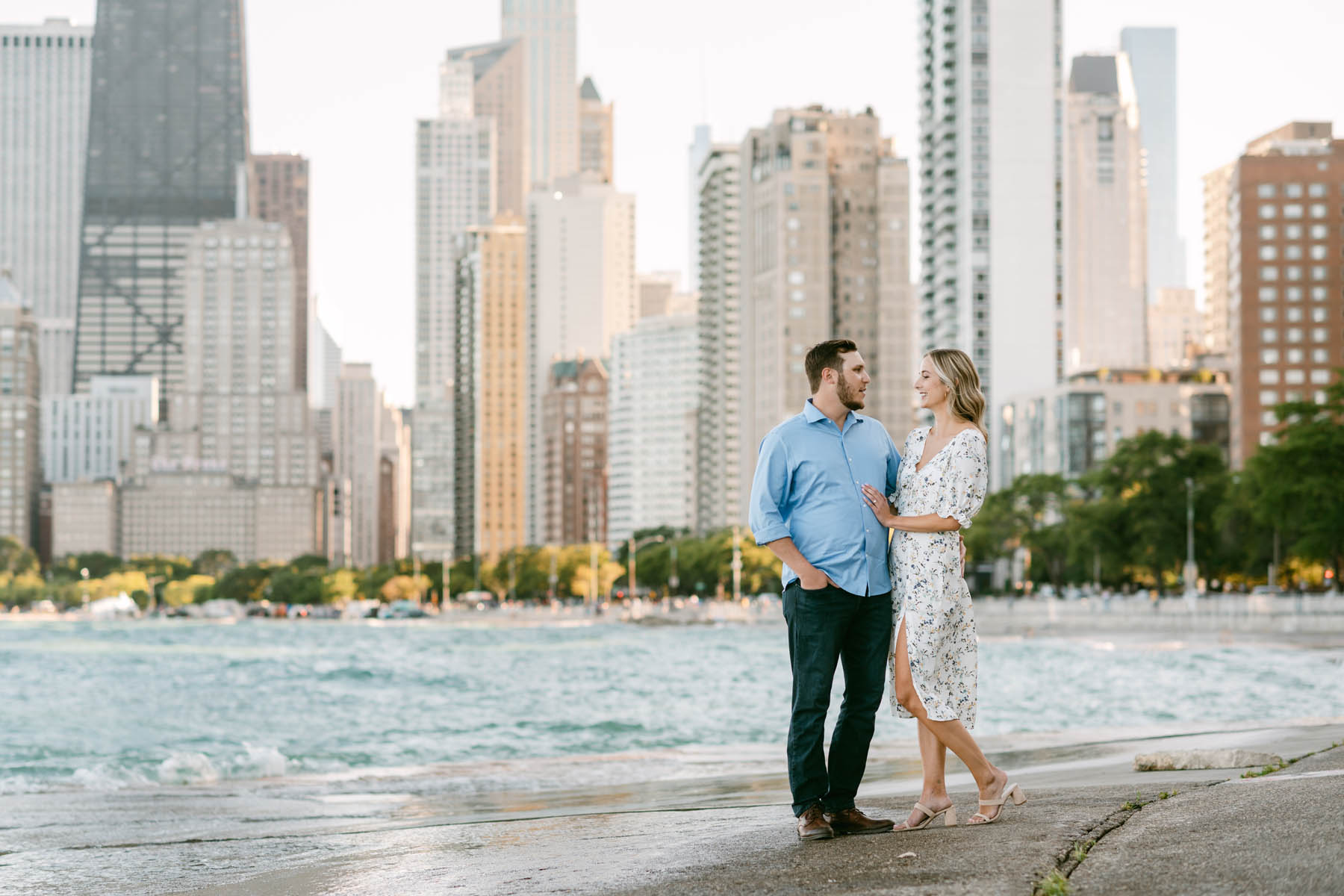 summer engagement dress