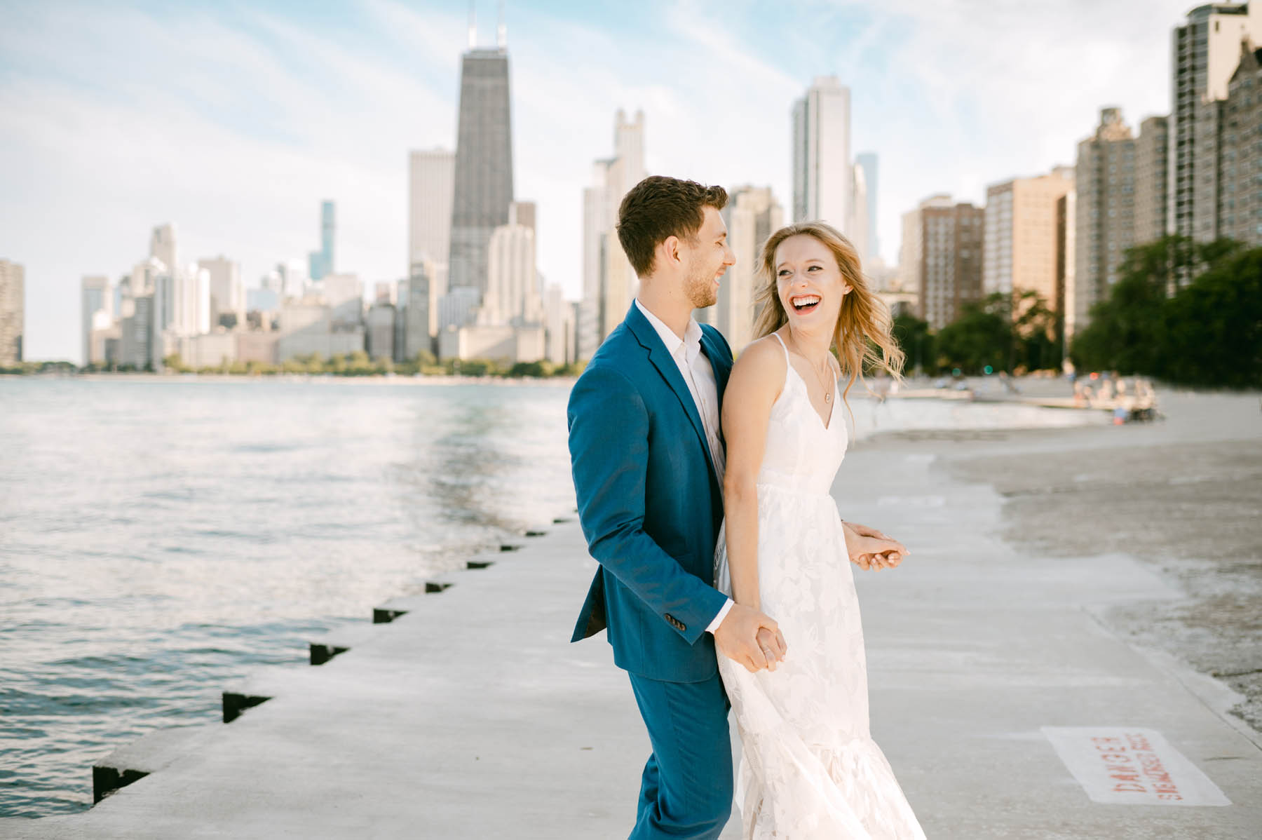 north avenue beach engagement