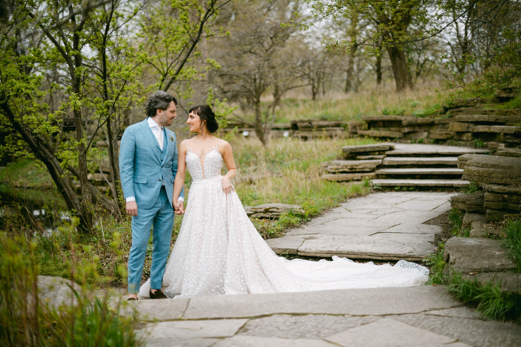 Lilly pond wedding light and bright photography