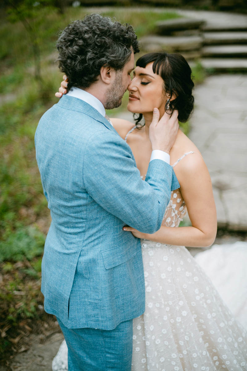 Lilly pond wedding light and bright photography