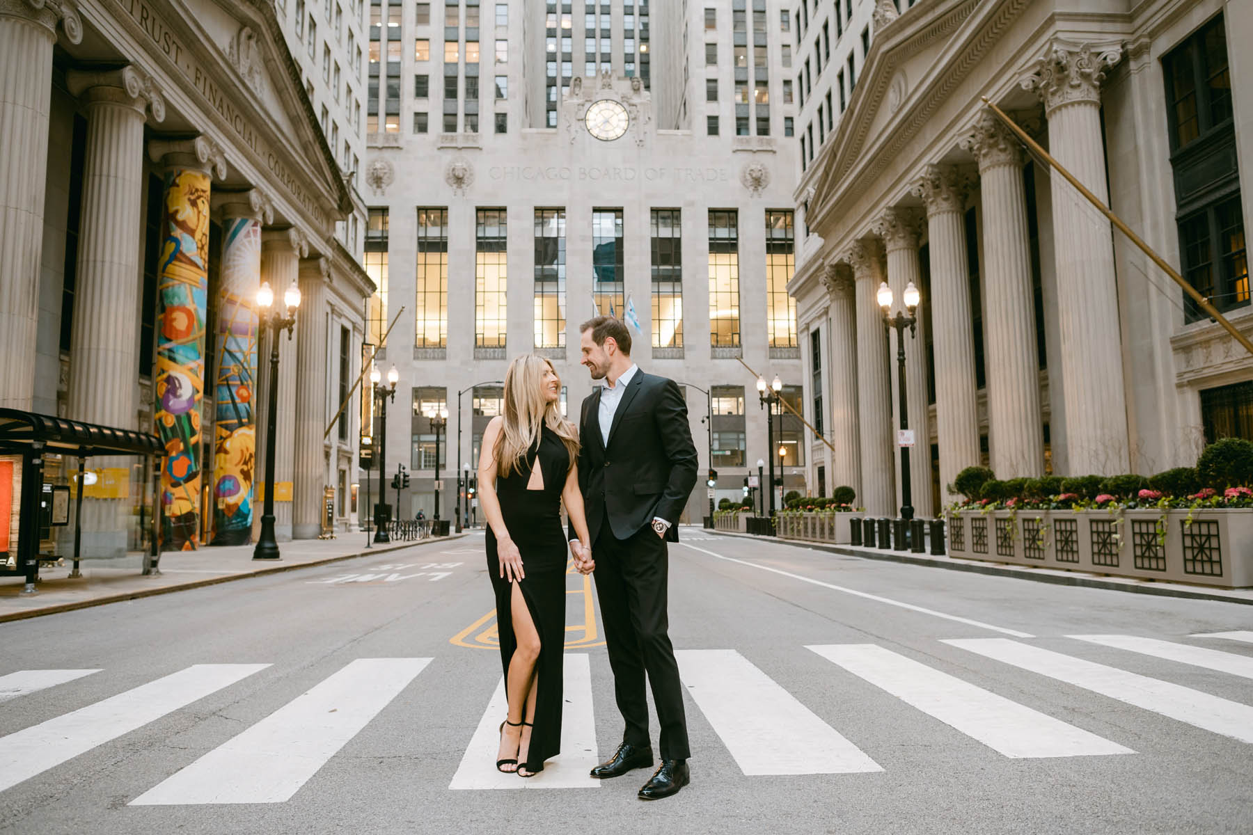Chicago Board of Trade engagement photo