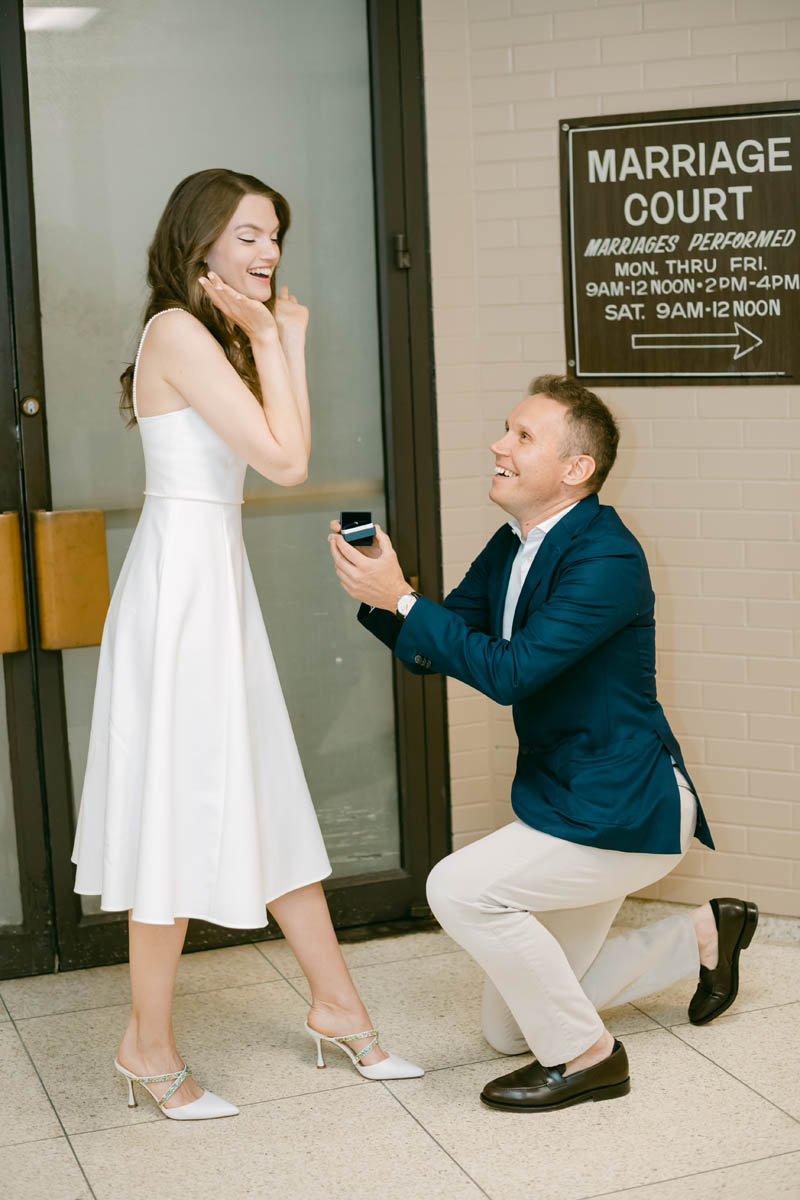 City Hall Chicago elopement.