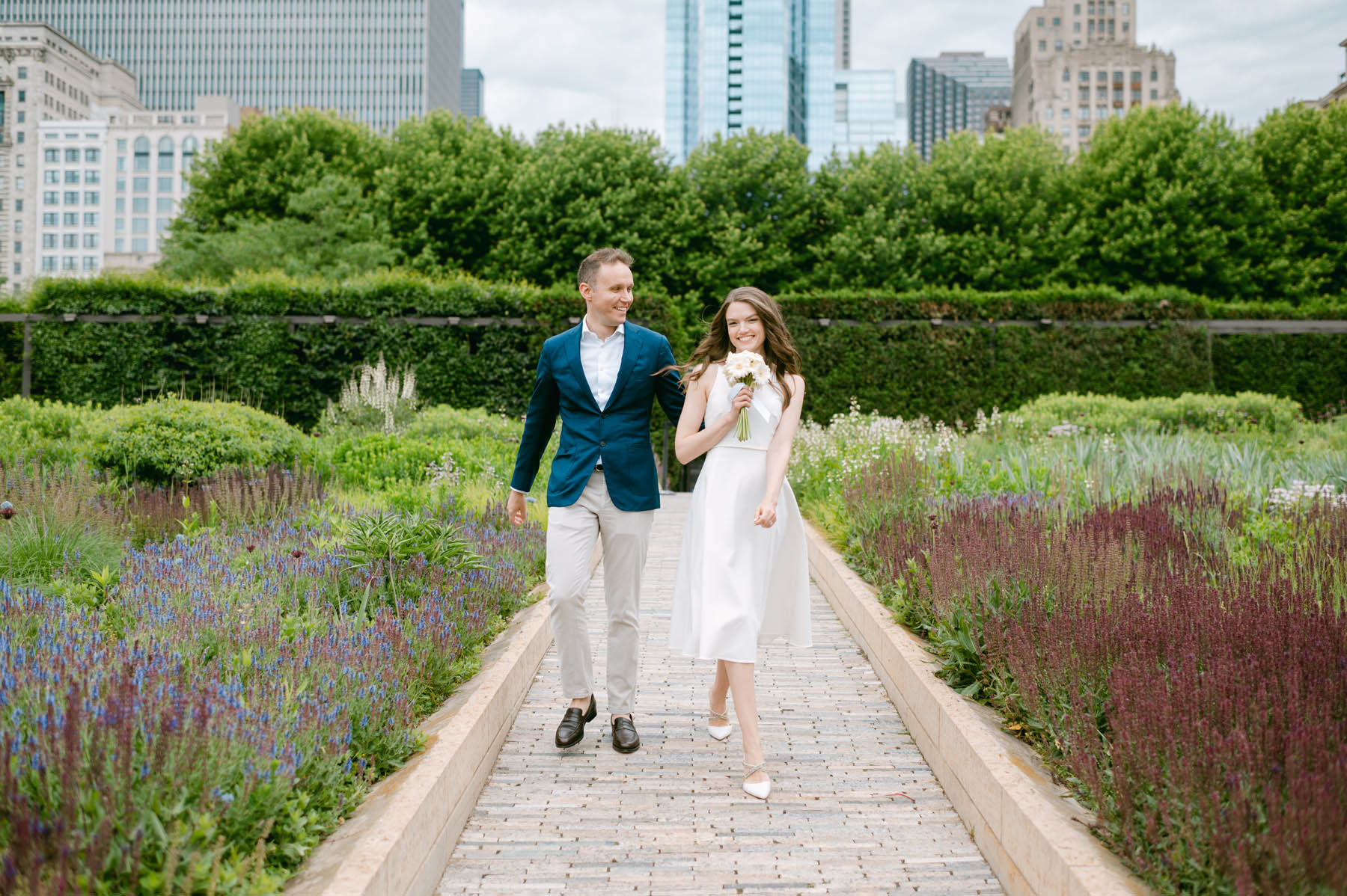 Light and airy elopement photography