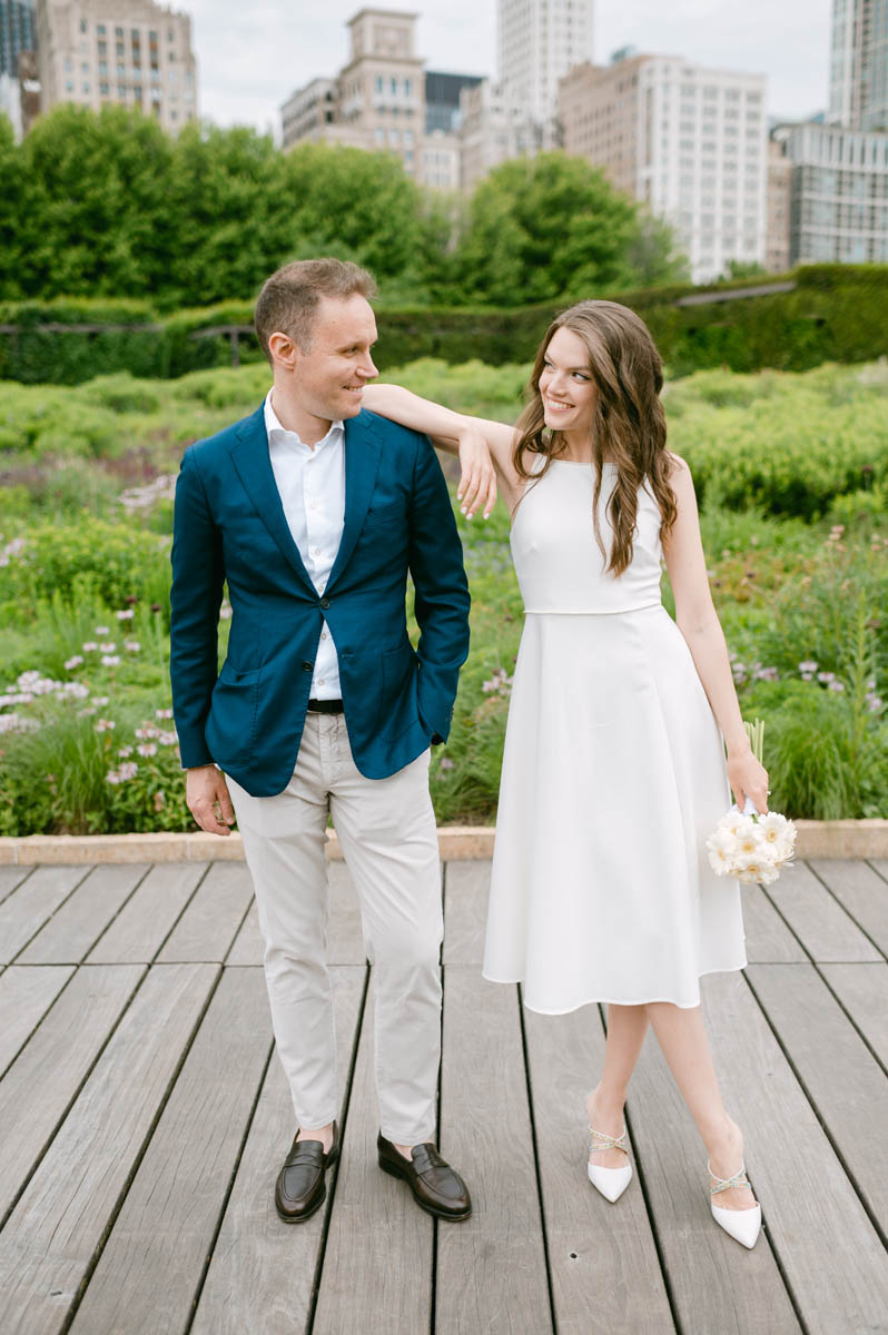 Light and airy elopement photography