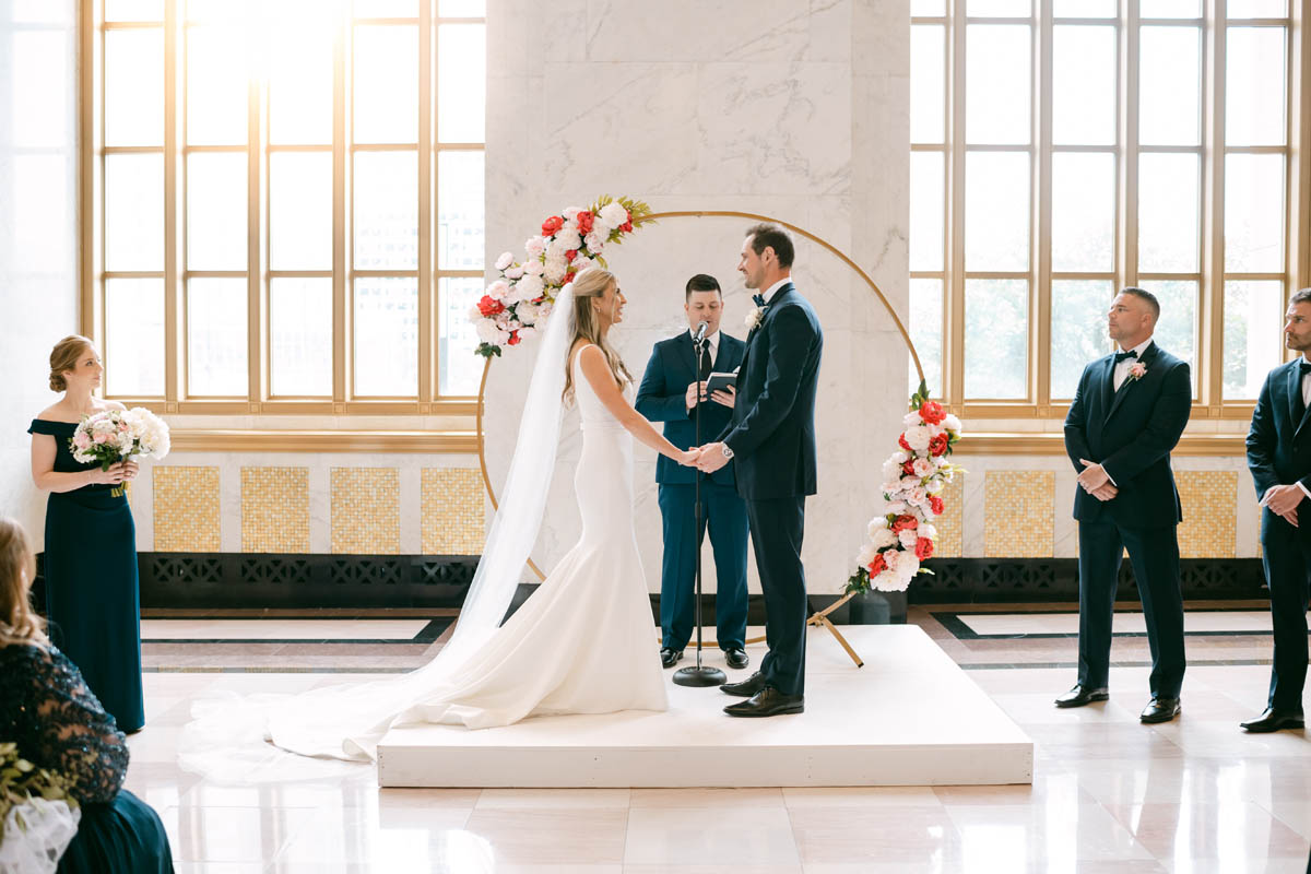 Wedding ceremony at Old Post Office