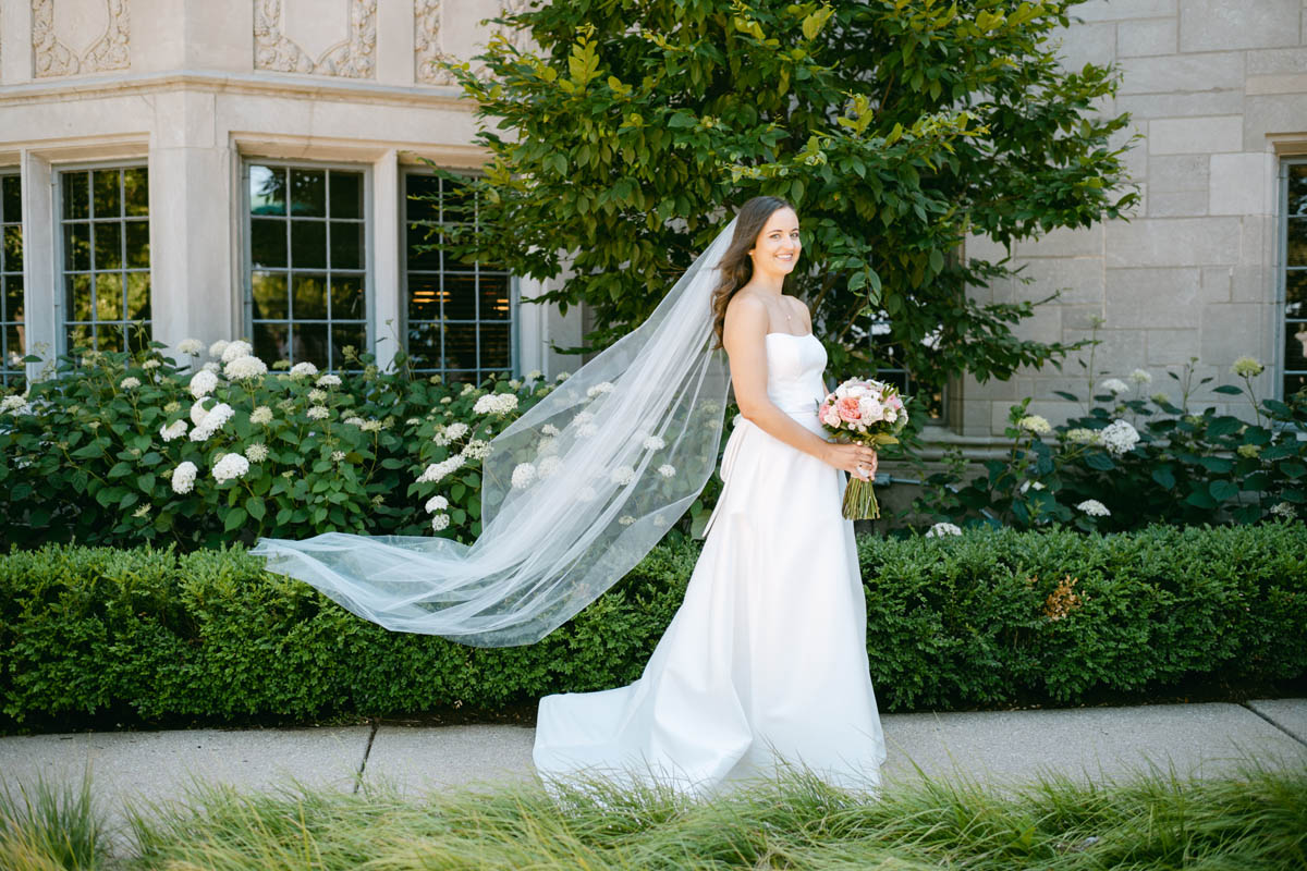 Light and airy Michigan Shores Club wedding