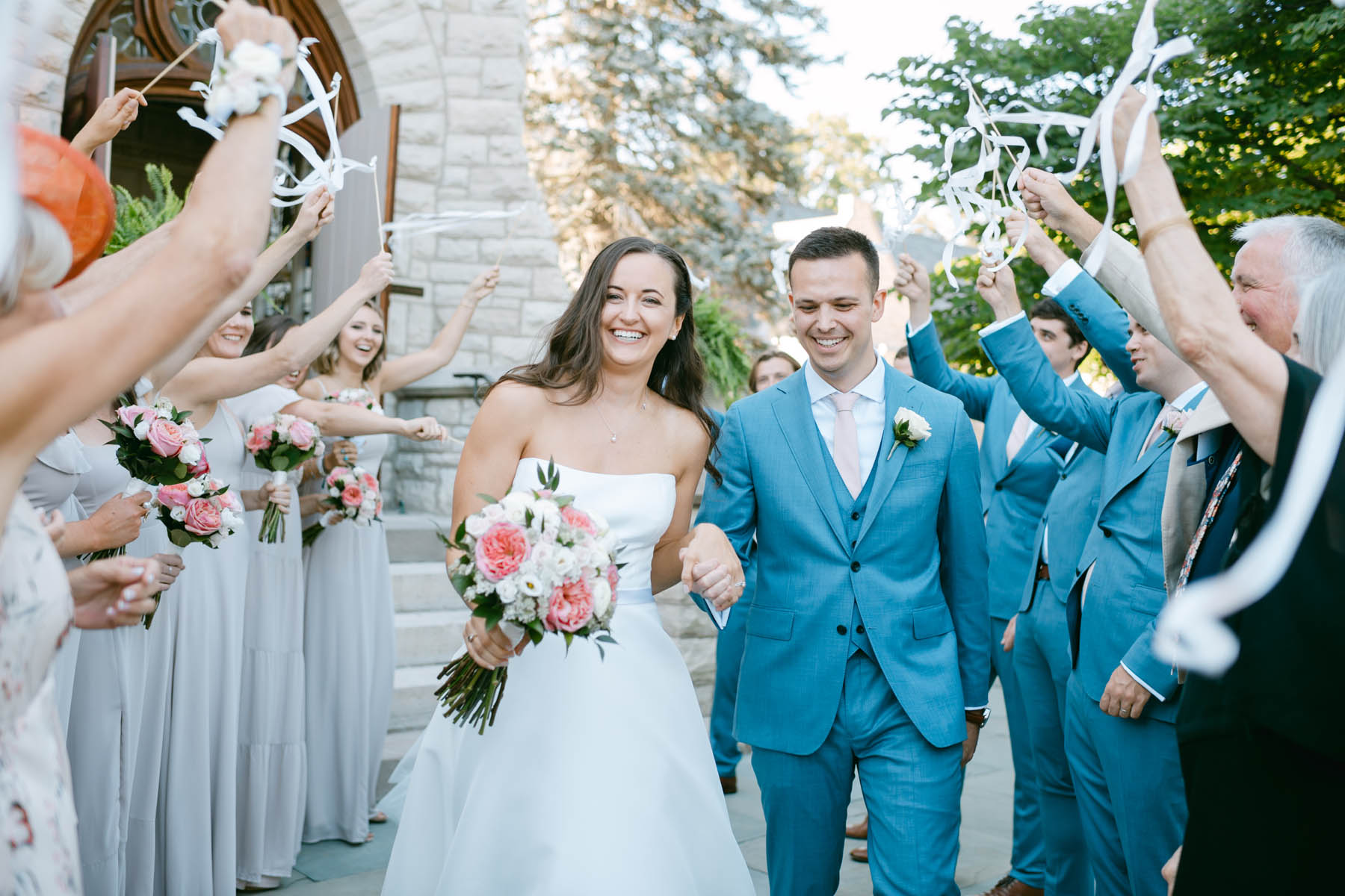 Ceremony exit at Kenilworth Union Church