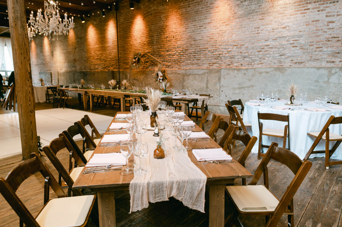 Gallery 1028 wedding reception