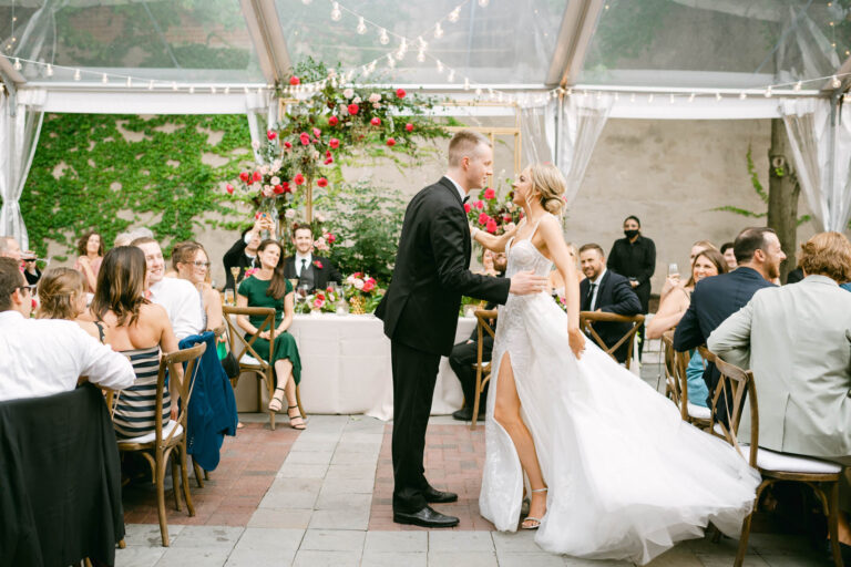 Pink & Champagne Chicago Illuminating Company Wedding // Margot + Brett