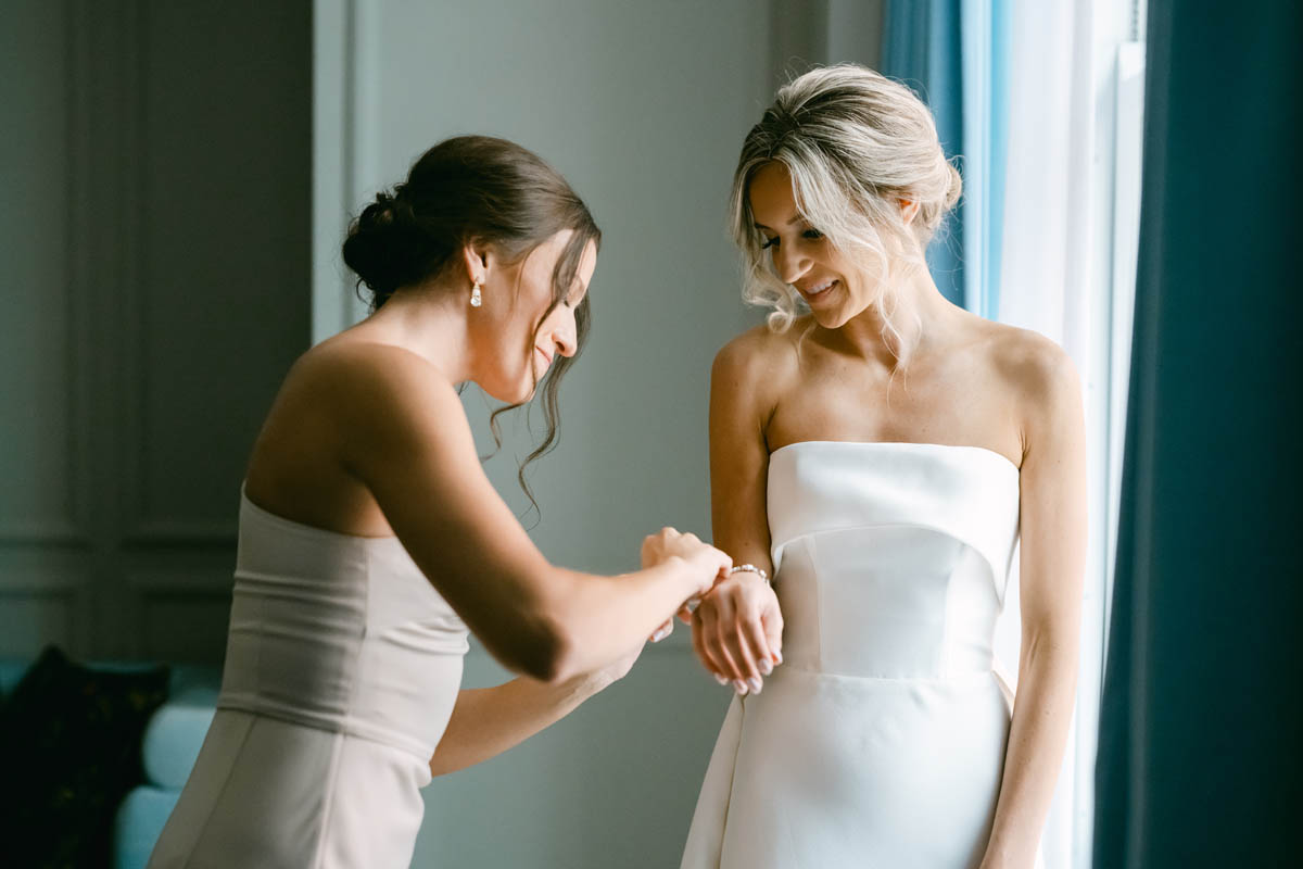 bride getting ready