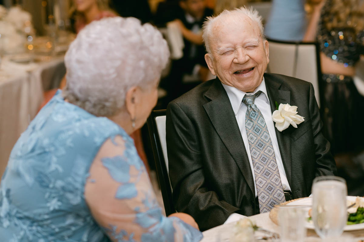 grandparents at wedding