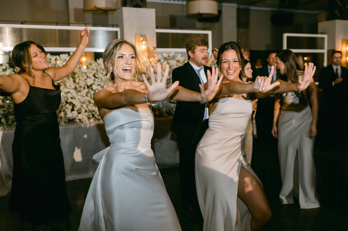 wedding reception dancing