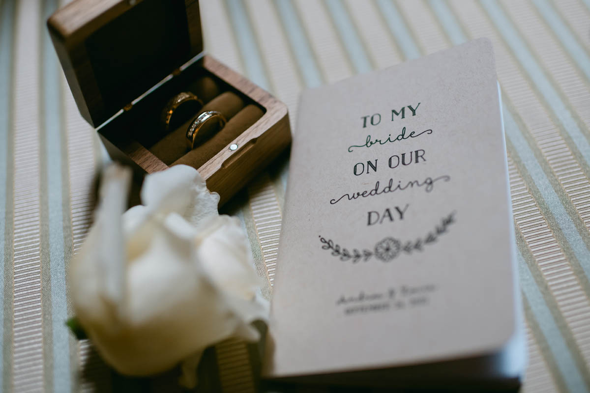 wedding ring detail shot