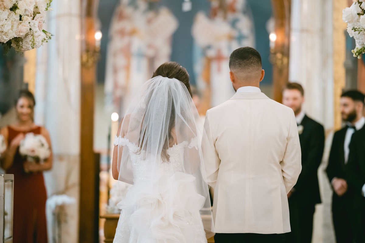 wedding ceremony at annunciation cathedral greek church