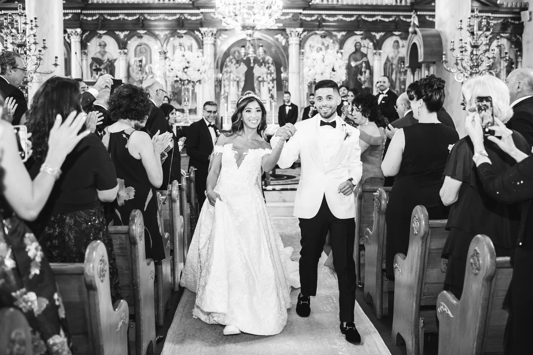 wedding ceremony at annunciation cathedral greek church