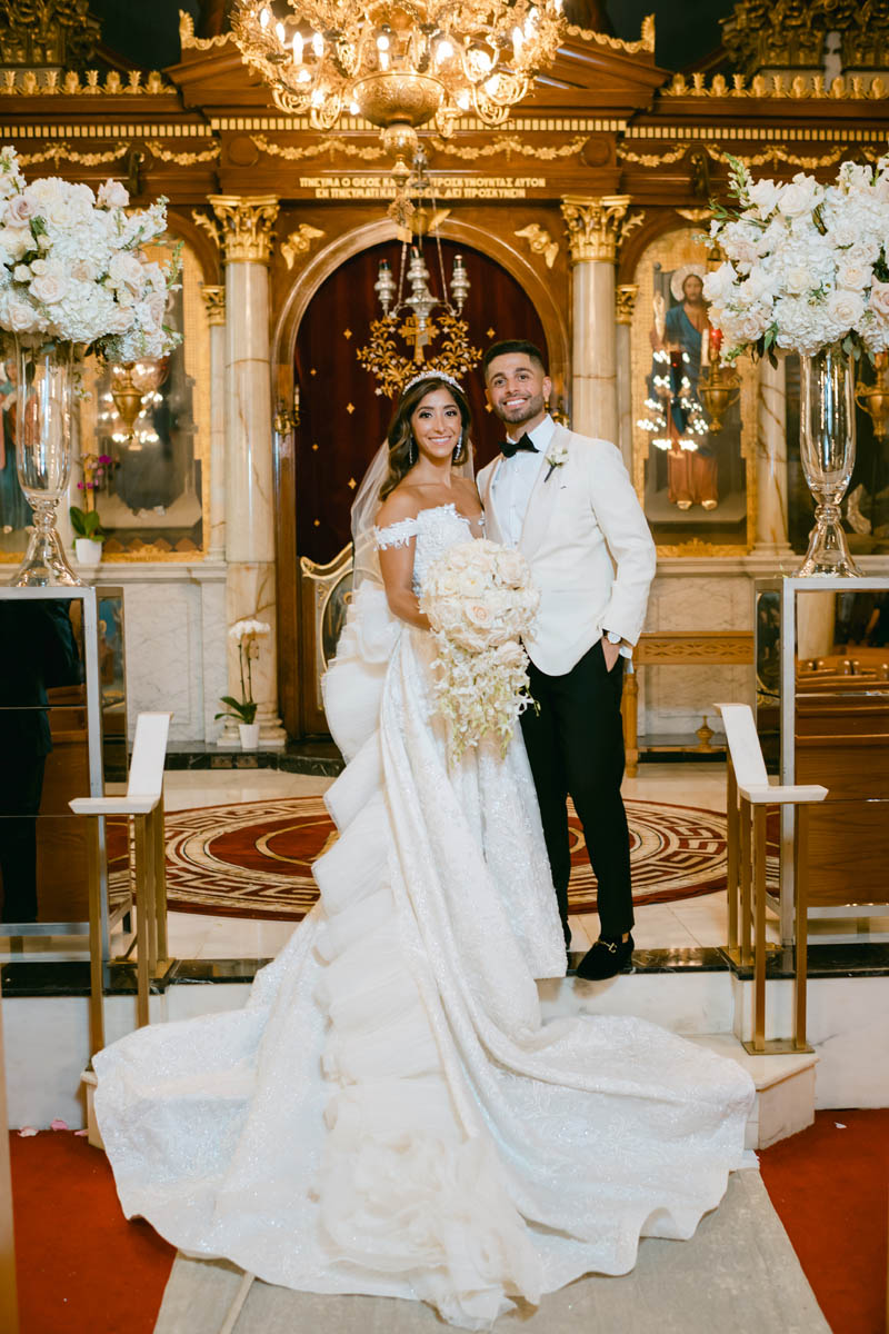 wedding ceremony at annunciation cathedral greek church